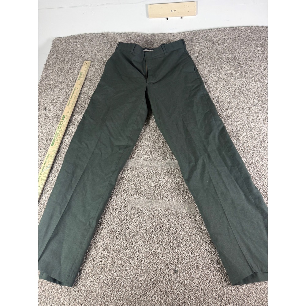 DSCP Tennessee Apparel Corp Mens Green Military Dress Trousers 32L